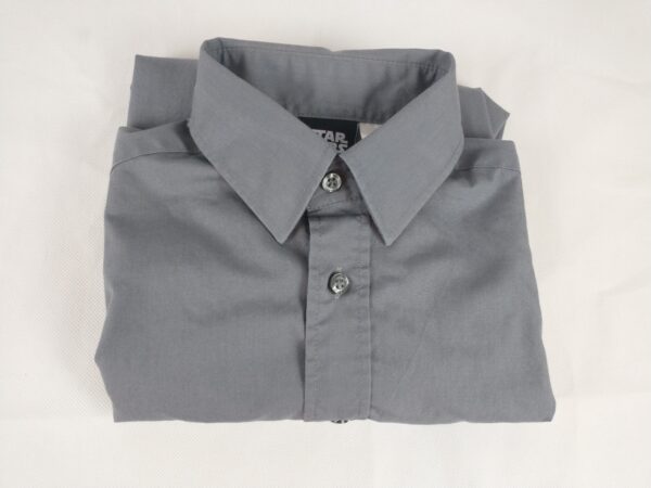 Boys Star Wars Size 8 Gray Button up Dress Shirt - Image 3