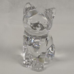 Vintage Princess House 24% Lead Crystal Cat