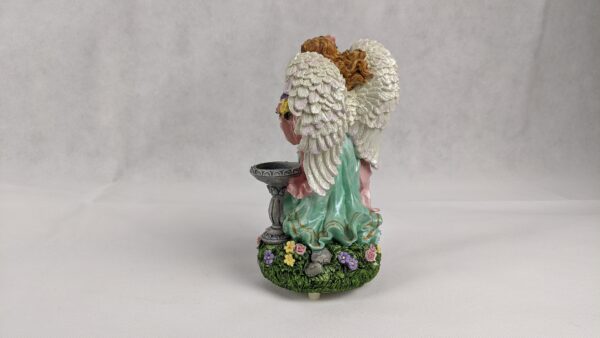 Angel Next To Birdfeeder Music Box - Image 5