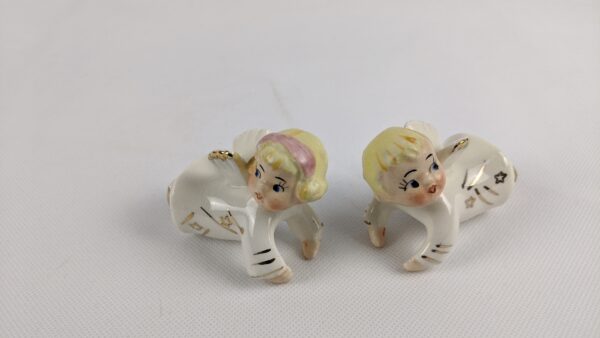 Vintage Tilso Boy and Girl Pair of Angels - Image 3