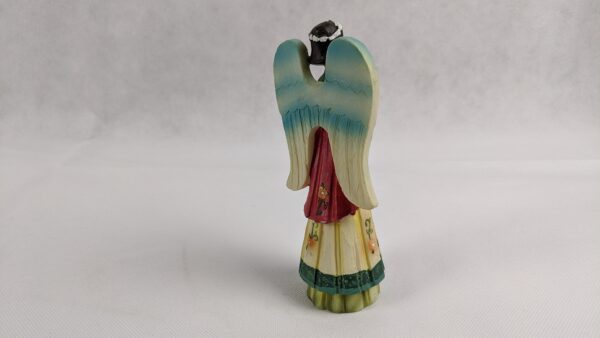 Angel with Flowered Wings Holding Basket - Image 5