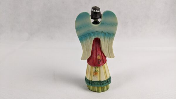 Angel with Flowered Wings Holding Basket - Image 6