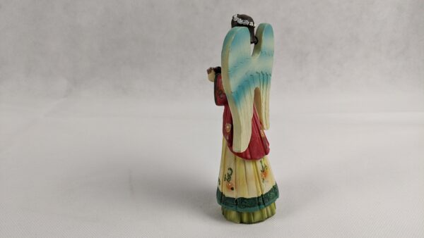 Angel with Flowered Wings Holding Basket - Image 7