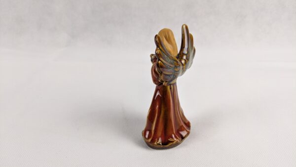 Ceramic Brown Dress Angel - Image 4