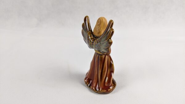 Ceramic Brown Dress Angel - Image 7