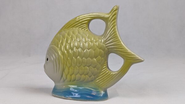Large Yellow Ceramic Fish - Image 6