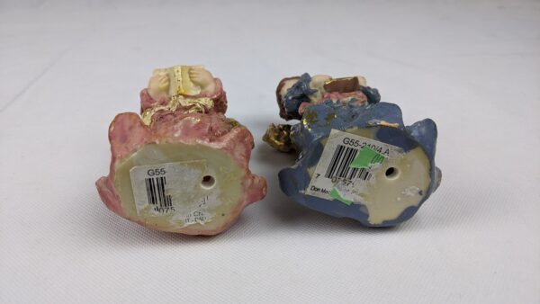 Pair Of Gold Wing Plastic Angels - Image 6