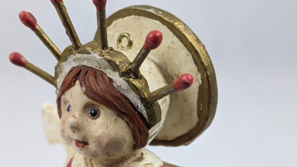 Hand Painted Angel Ornament - Image 6