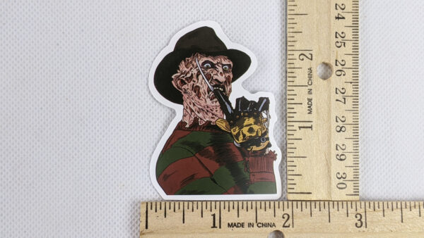 Freddy Krueger Pose Vinyl Sticker