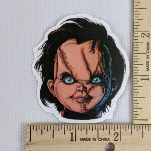 Chucky Face Vinyl Sticker