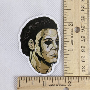 Halloween Michael Myers Masked Vinyl Sticker