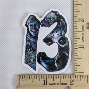 Friday the 13th 13 Logo Vinyl Sticker
