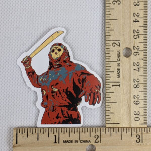 Friday The 13th Jason Art Vinyl Sticker