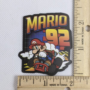 Mario Kart 92 Vinyl Sticker