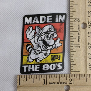Made in the 80's Super Mario Bros. 3 Vinyl Sticker