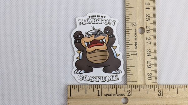 Morton Costume Vinyl Sticker