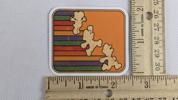 Colorful Mario Vinyl Sticker