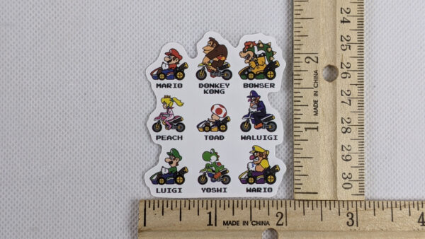 Mario Kart Vinyl Sticker