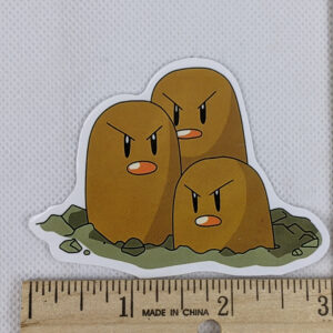 Dugtrio Vinyl Sticker