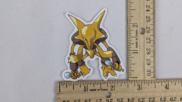 Alakazam Vinyl Pokemon Sticker