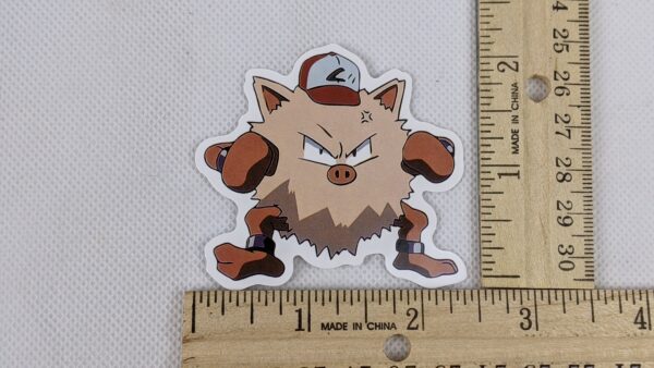 Primeape Vinyl Pokémon Sticker