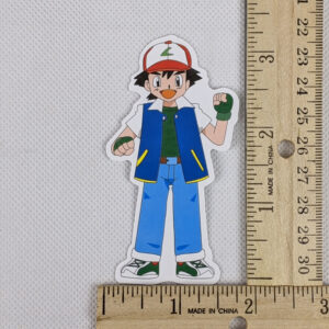Ash Vinyl Pokémon Sticker