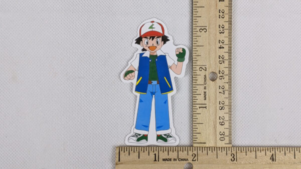 Ash Vinyl Pokémon Sticker
