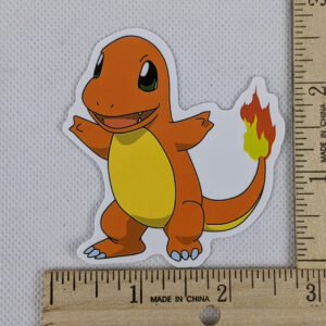 Happy Charmander Vinyl Pokemon Sticker