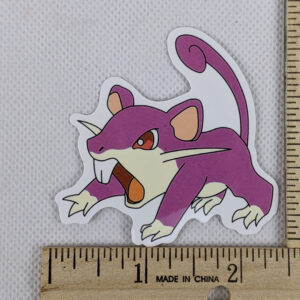Rattata Vinyl Pokemon Sticker