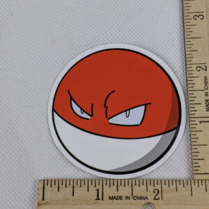 Voltorb Vinyl Pokemon Sticker
