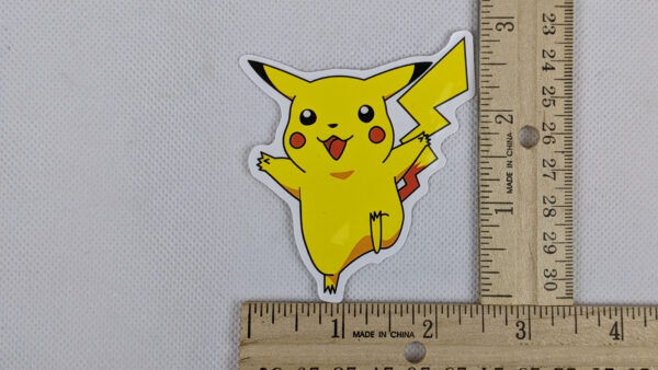 Pikachu Jumping Vinyl Pokemon Sticker