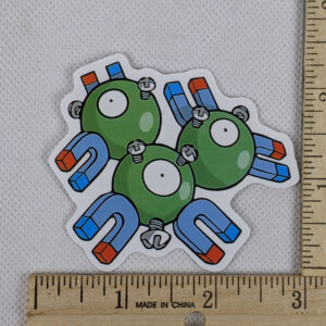 Pokemon Vinyl Sticker, Magneton
