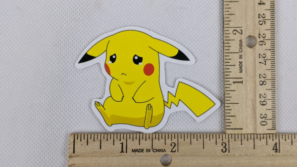 Sad Pikachu Vinyl Sticker