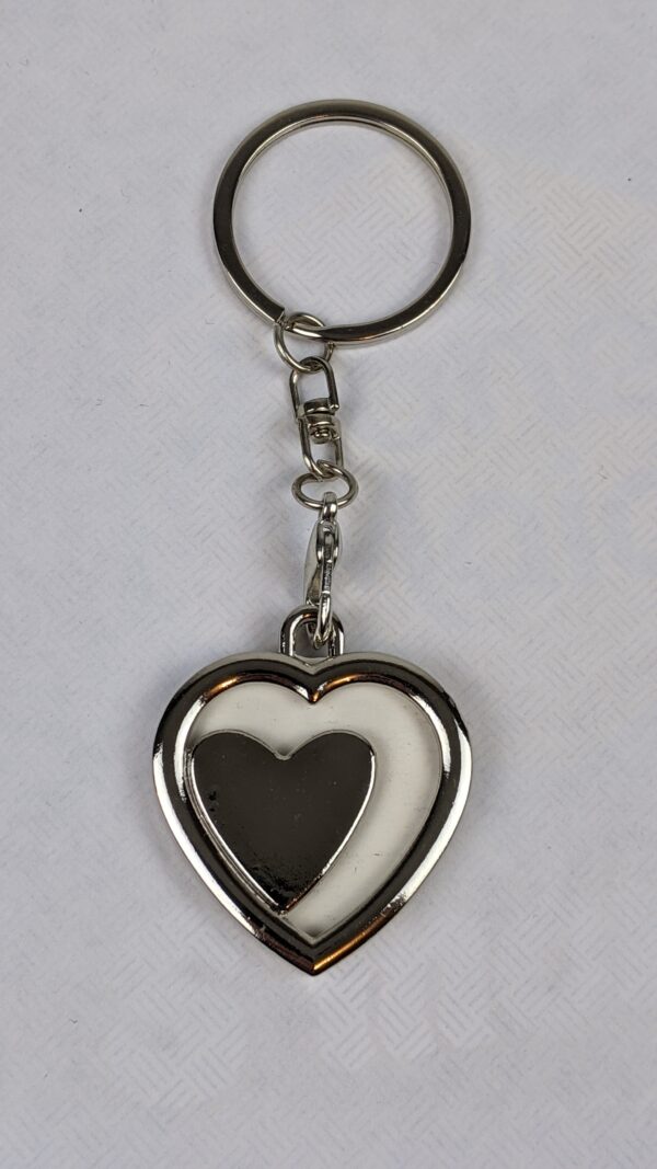 Heart Shaped Metal Photo Frame - Image 2