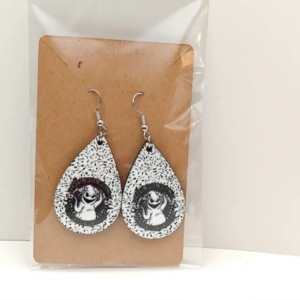 Boogie Man Custom Double Sided Earrings, Saint Louis, Earrings