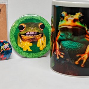 Totally Things Custom Frog Mug Gift Set, Frogs. Frog mug