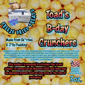 Toad’s B-Day Crunchers, BoatToad's B-day Cruchers, Elevated STL, St. Louis, STL Treats